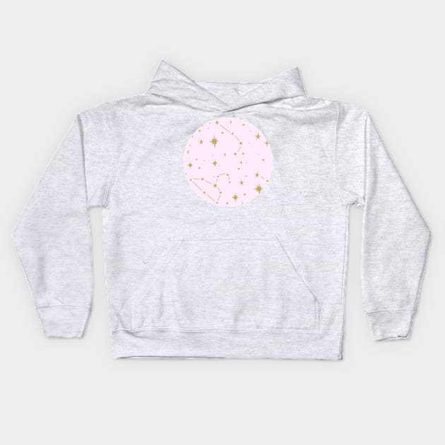 Aesthetic Constellation Kids Hoodie by BillieTofu